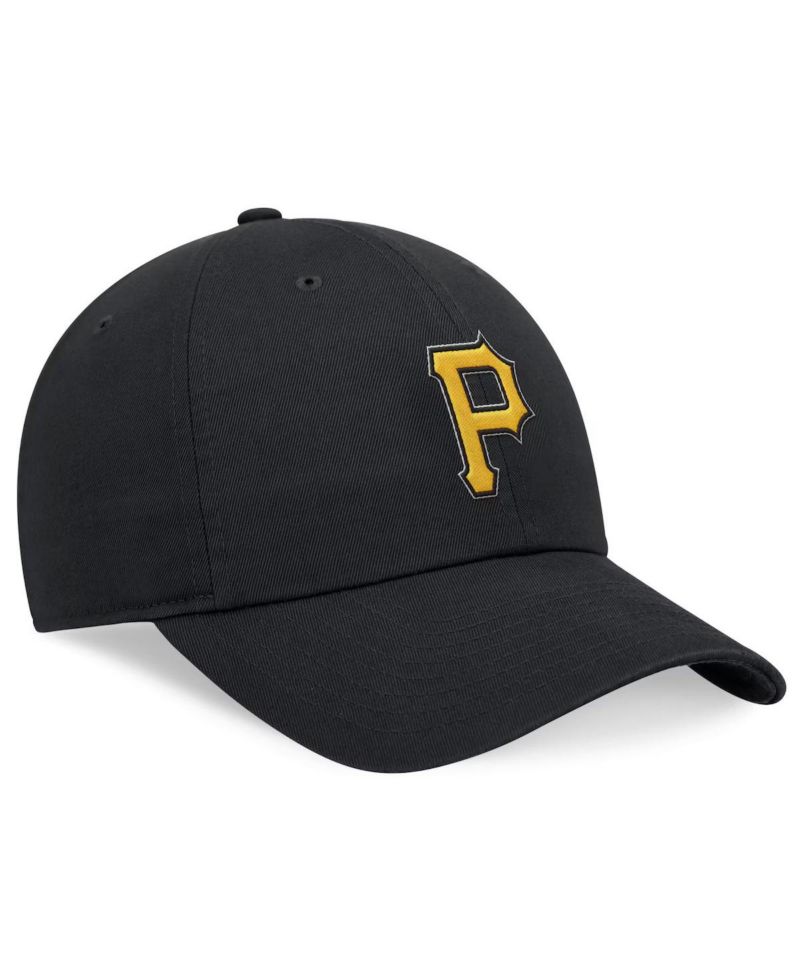 Men's Black Pittsburgh Pirates Evergreen Club Adjustable Hat