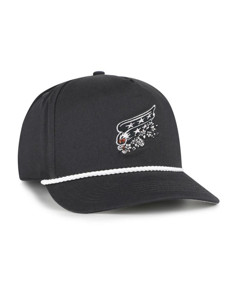 Men's Charcoal Washington Capitals Cherry Blossom Rope Hitch Adjustable Hat