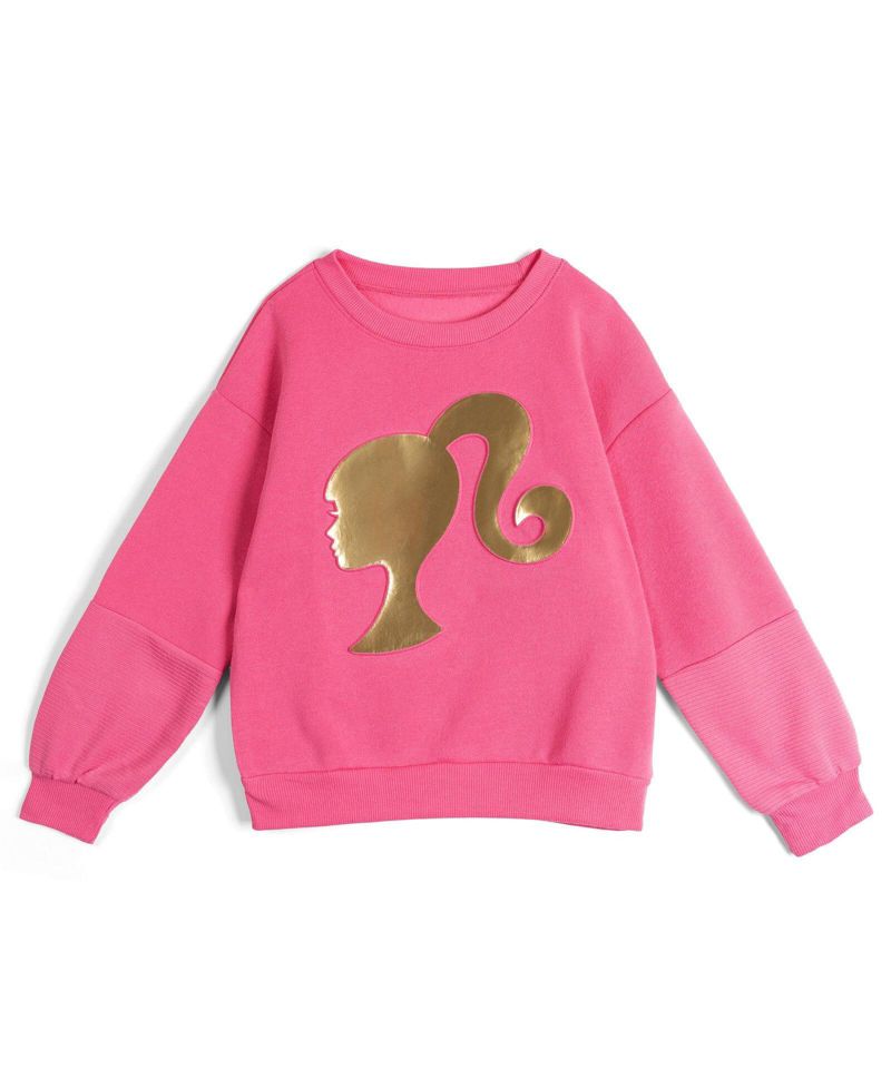 Girl's (5-12) Fleece Sweatshirt and Joggers Set