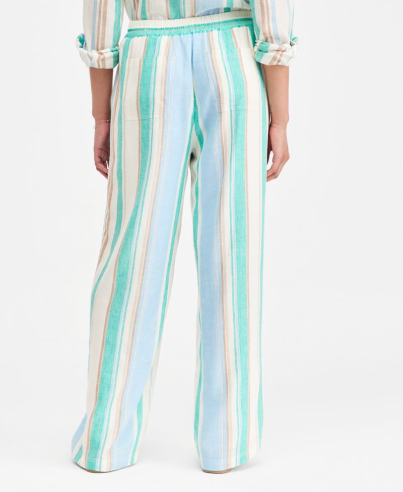 Women's Pull-On Drawstring Wide-Leg Pants