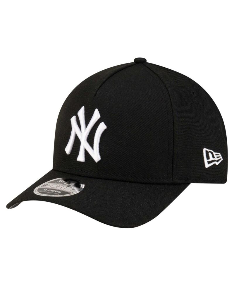 Men's Black New York Yankees Player Replica 9FORTY Adjustable Hat