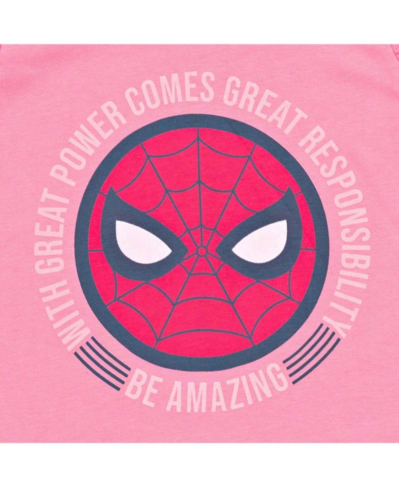 Girls SPIDERMAN Spidey and His Amazing Friends Cosplay Tank Top and Dolphin Active French Terry Shorts Outfit Set