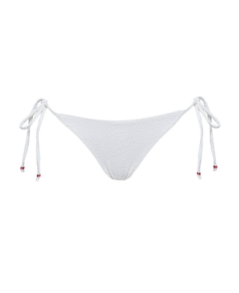 Women's White Whisper Shining Bikini Bottom