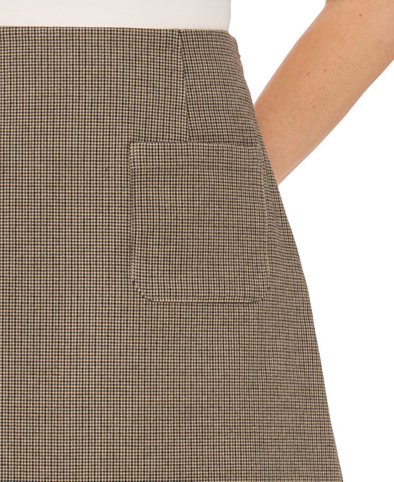 Women's Plaid High-Waisted Mini Skirt