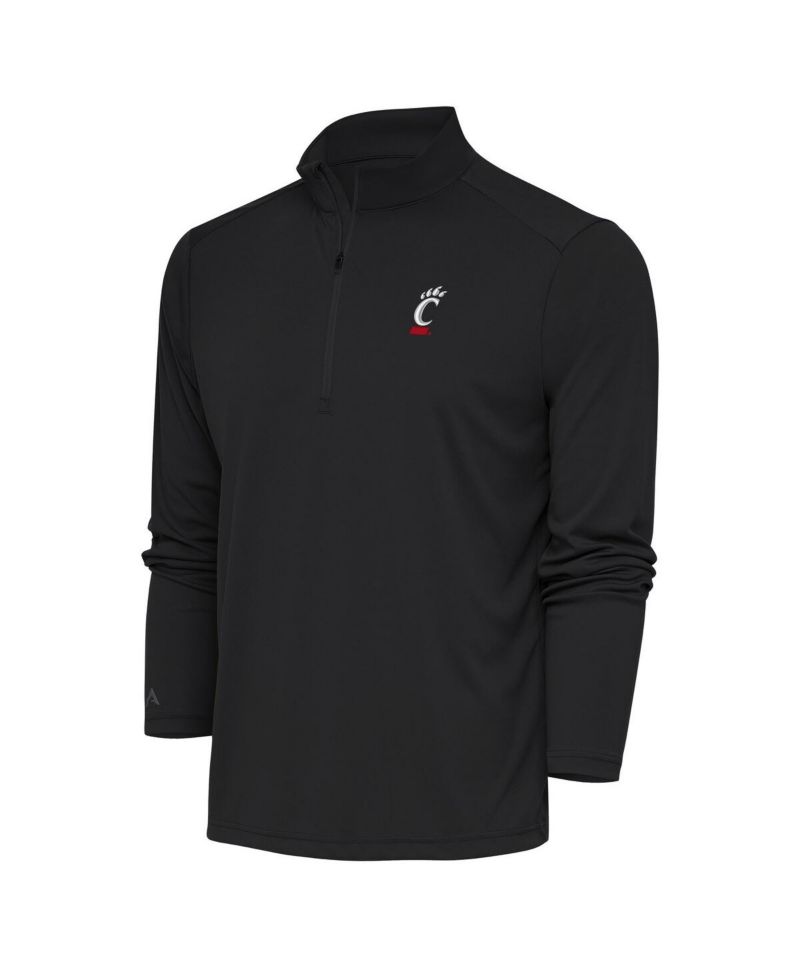 Men's Graphite Cincinnati Bearcats Tribute Quarter-Zip Pullover