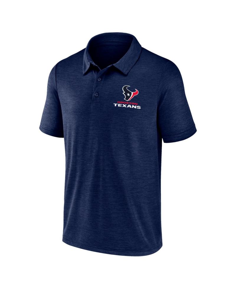 Men's Navy Houston Texans Making Waves Polo Shirt