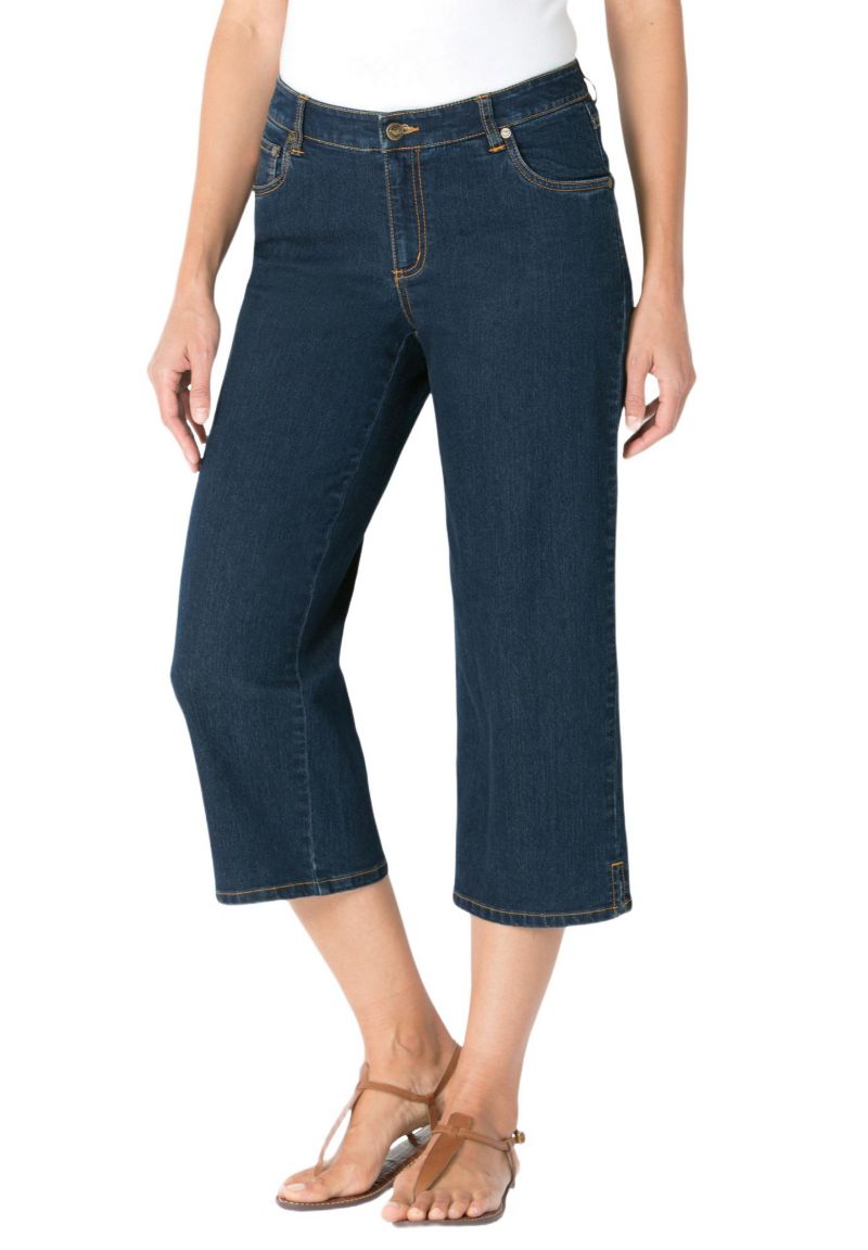 Women's Within Stretch Denim Five-Pocket Capri Jeans