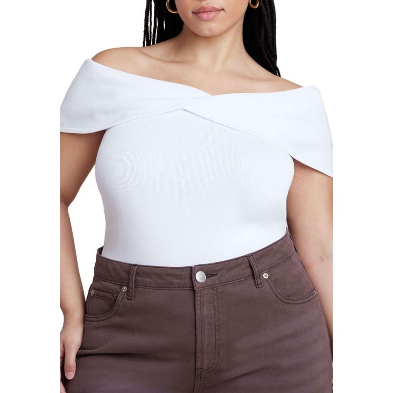 Women's Twisted Off The Shoulder Sweater
