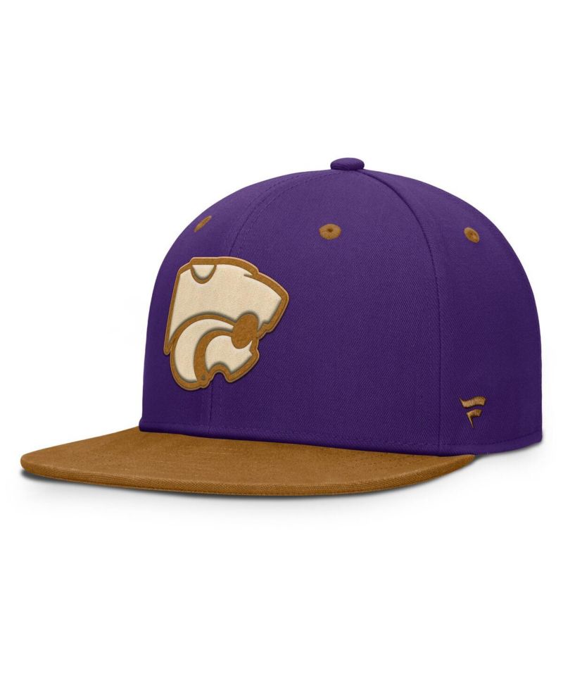 Men's Purple/Brown Kansas State Wildcats NoBo Fitted Hat
