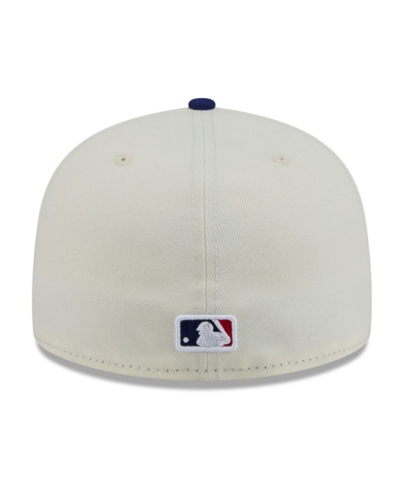 Men's White/Royal Los Angeles Dodgers Blossom 59FIFTY Fitted Hat