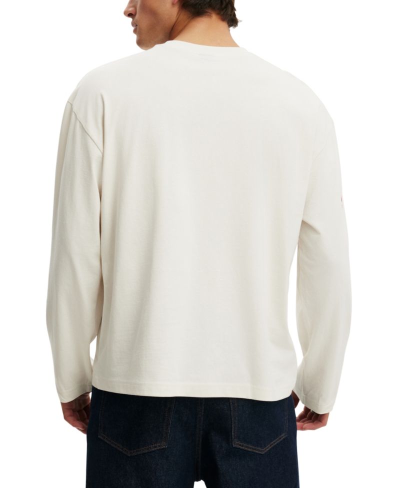 Men's Regular Fit Graphic Long Sleeve T-Shirt