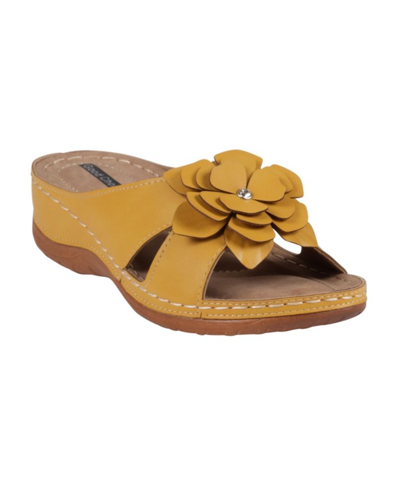 Women's Joy Flower Rosette Comfort Sandals