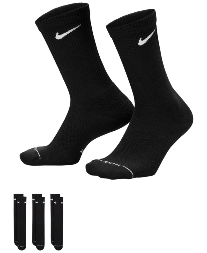 Unisex Everyday Elevated Crew Socks, 3-Pack