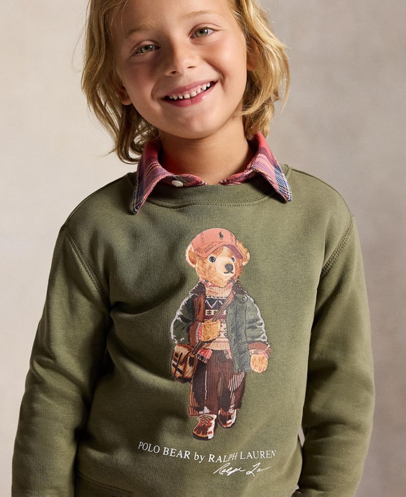 Флисовая толстовка Polo Bear для мальчиков от 2 до 7 лет