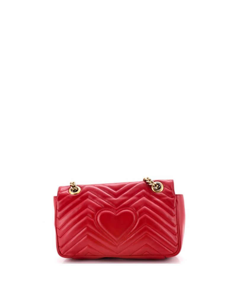 Medium GG Marmont Flap Bag Matelasse Leather