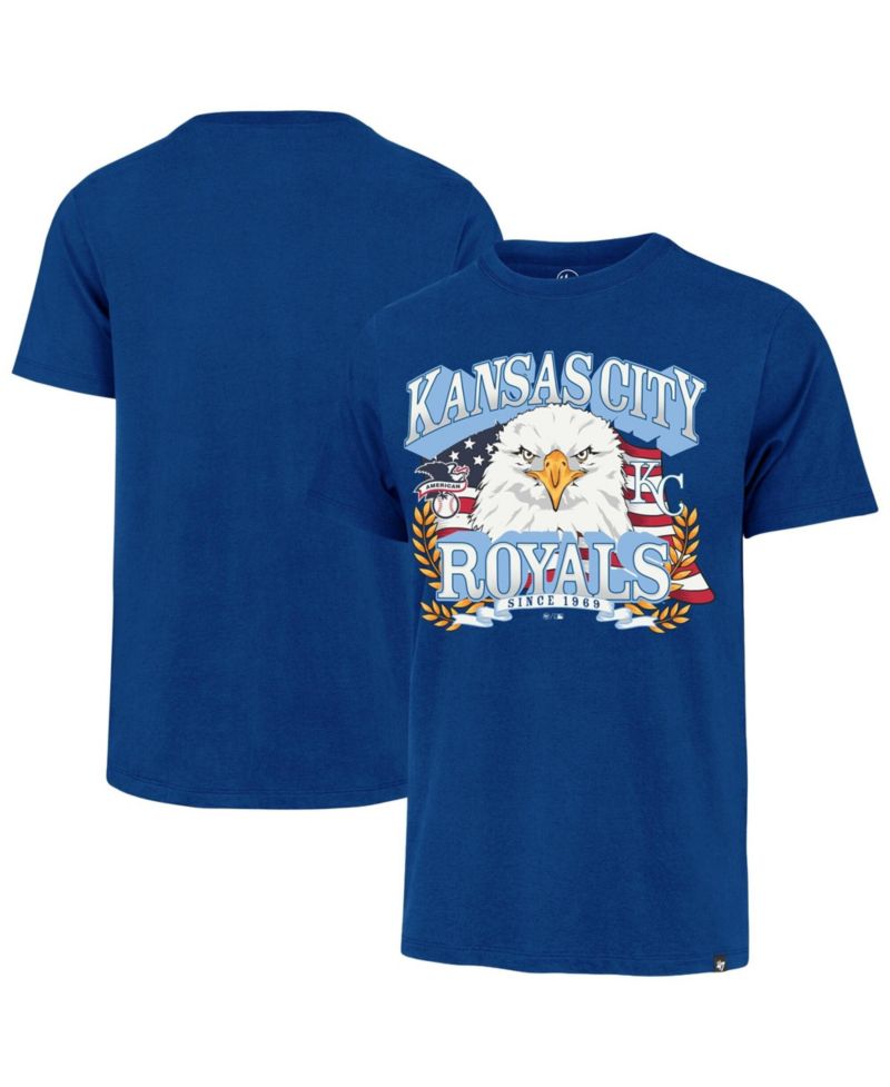 Men's Royal Kansas City Royals Americana Eagle T-Shirt