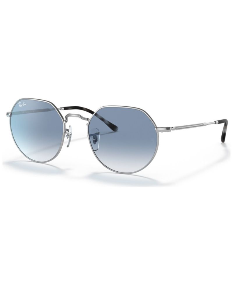 Unisex Geometric Metal Sunglasses, RB3565 JACK