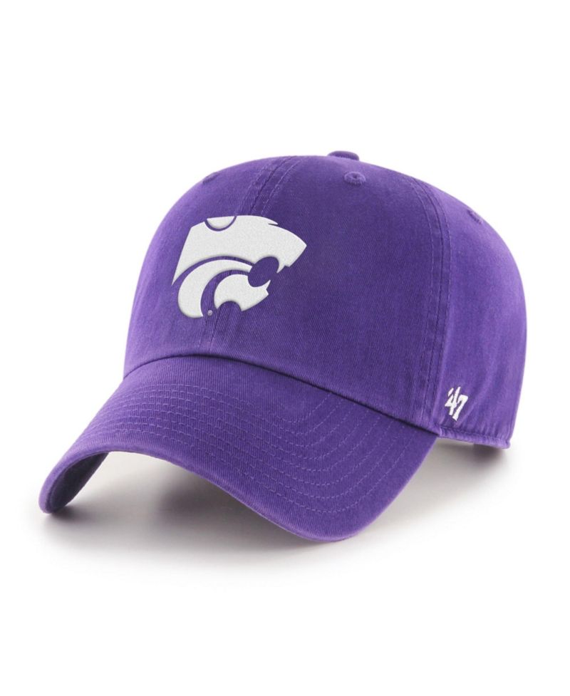 Men's '47 Purple Kansas State Wildcats Americana Heritage Clean Up Adjustable Hat