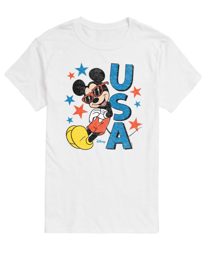 Men's Disney Mickey USA Short-Sleeve Graphic T-Shirt