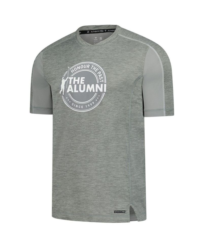 Men's Gray Authentic Pro the Alumni Performance T-Shirt