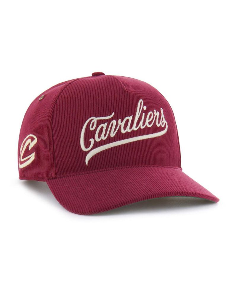 Men's Wine Cleveland Cavaliers Golden Age Relaxed Corduroy Hitch Adjustable Hat