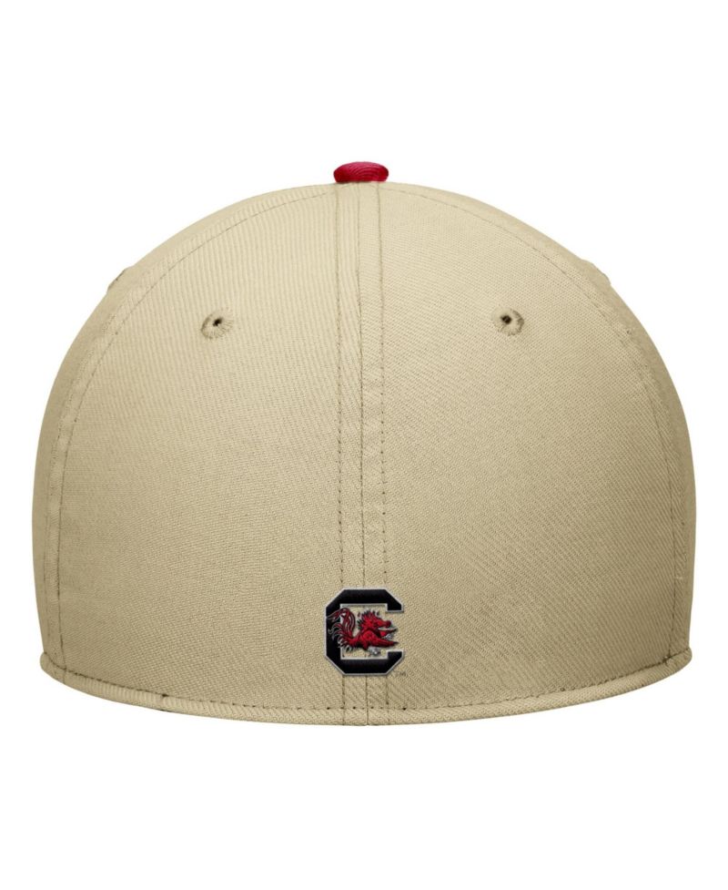 Men's Beige/Garnet South Carolina Gamecocks Dri-FIT SwooshFlex Hat
