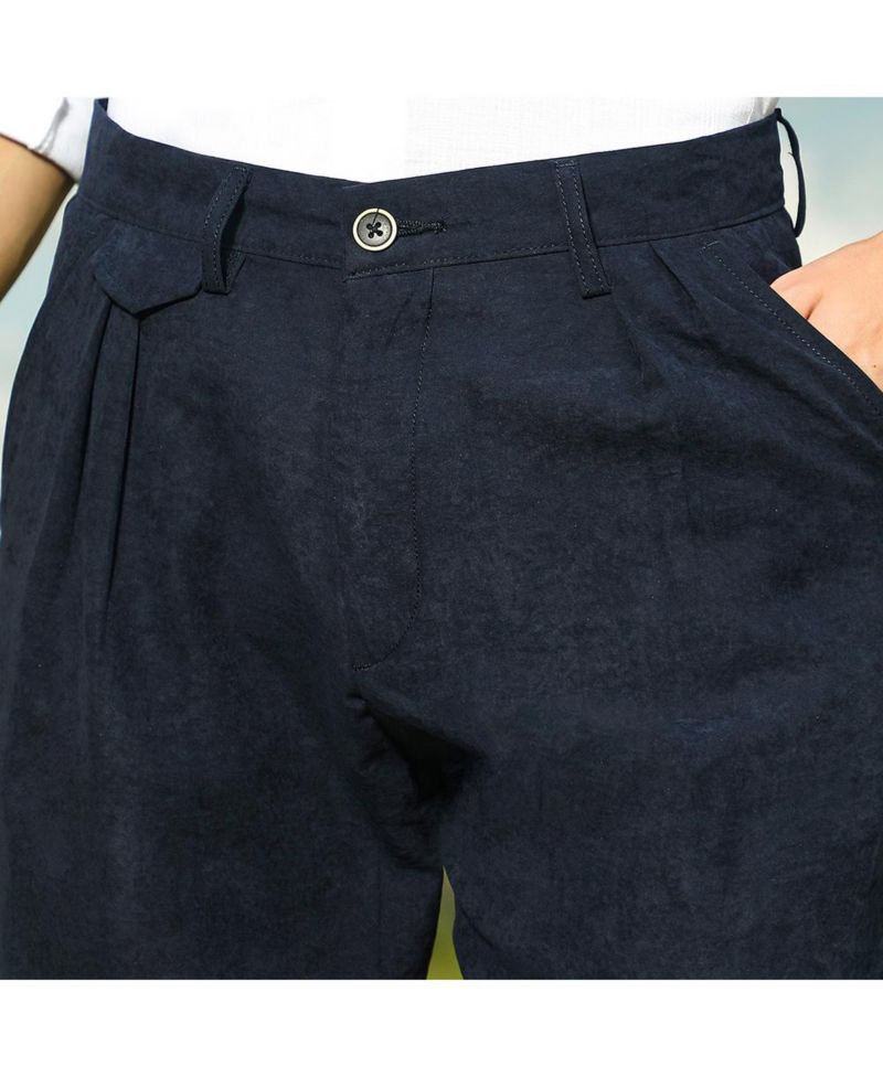Men's Prussian Blue Velvique Tailored Trousers