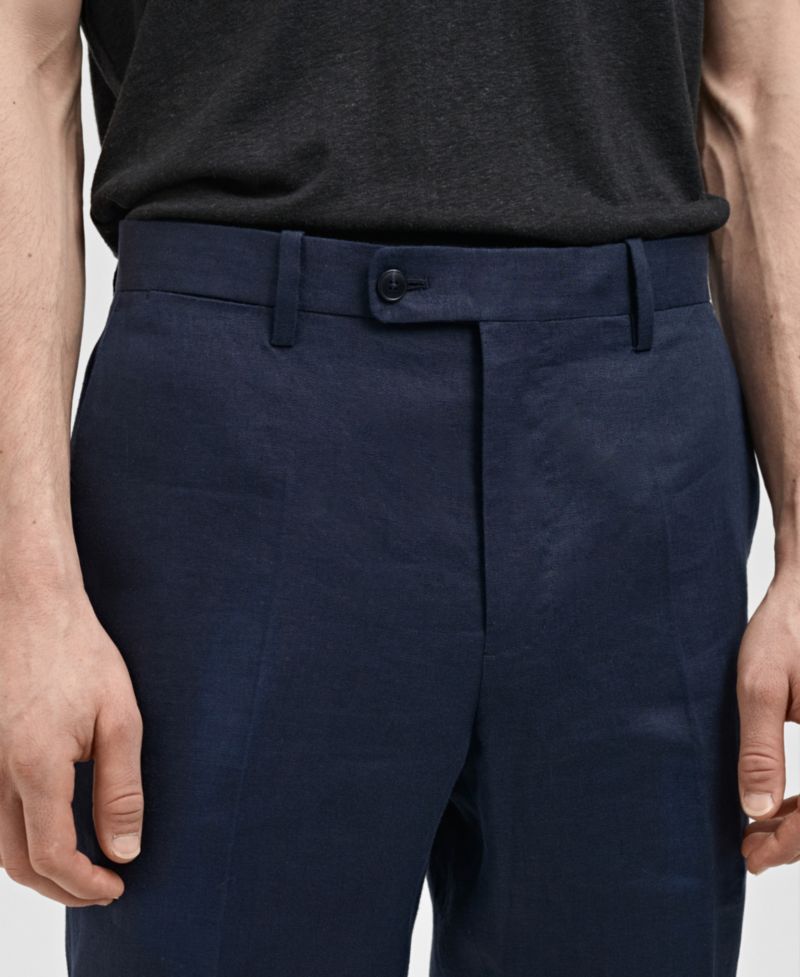 Men's Slim-Fit Tailored Trousers