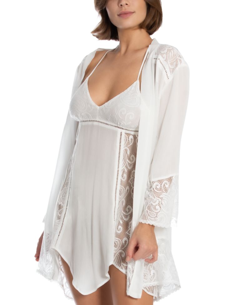 Flower Child Sheer Lace Chemise Lingerie Nightgown