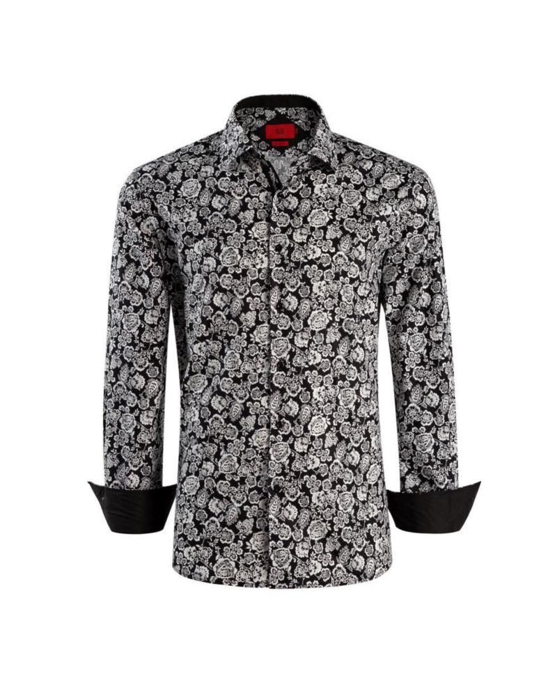 Men's Slim Fit Floral Shirt for Men By