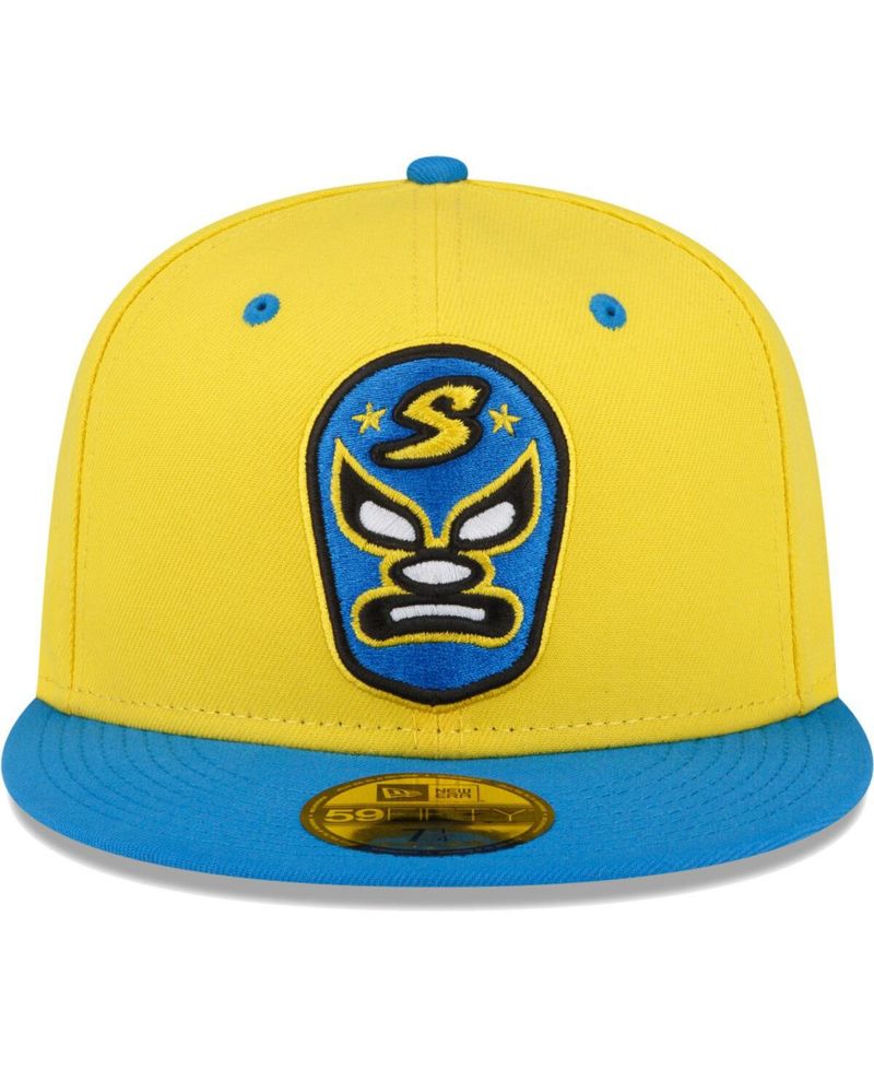 Men's Yellow Sacramento River Cats Copa De La Diversion 59FIFTY Fitted Hat