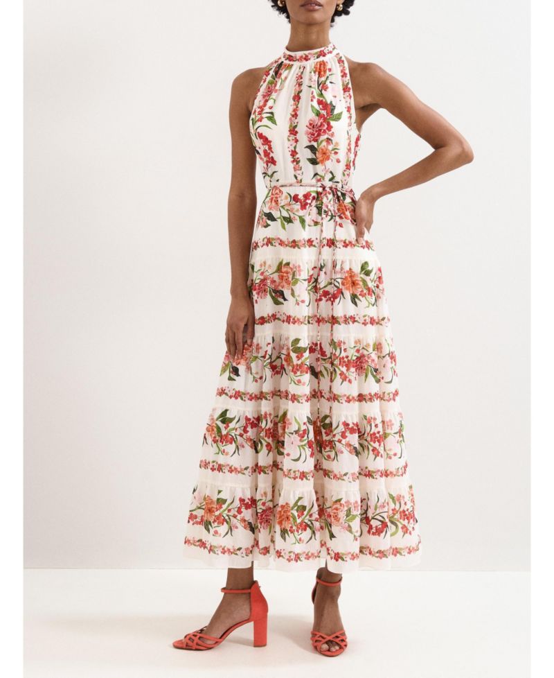 Women's Nita Halter Neck Floral Dress