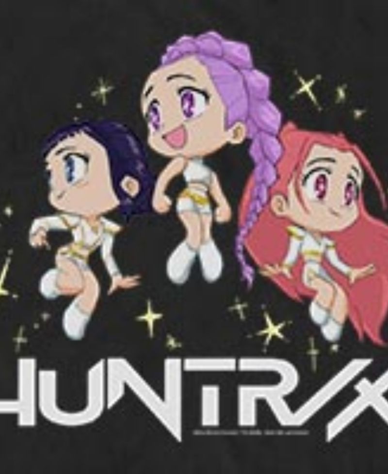 Men's K-Pop Demon Hunters Chibi Group Huntrix T-Shirt