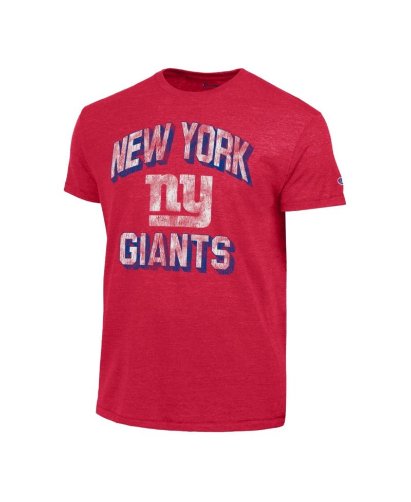 Men's Red New York Giants Ultimate Tri-Blend T-Shirt