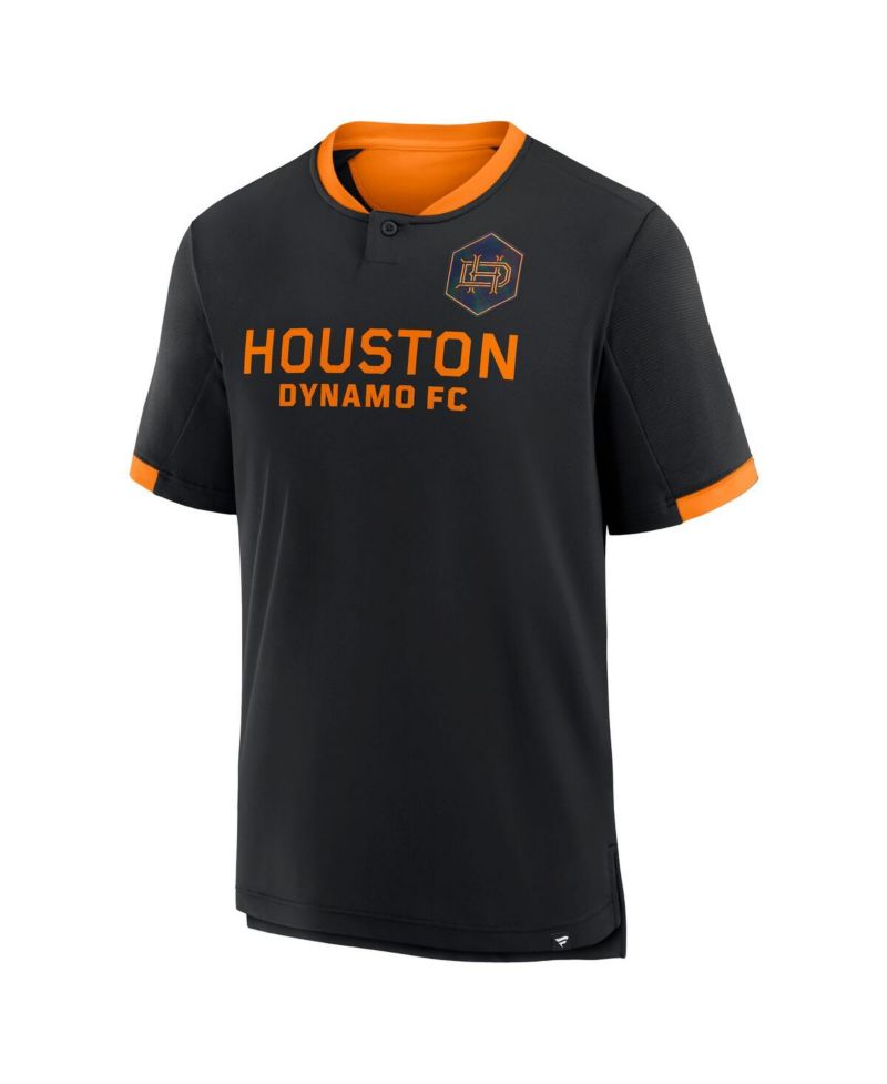 Men's Black Houston Dynamo FC Stoppage Time Striker T-Shirt