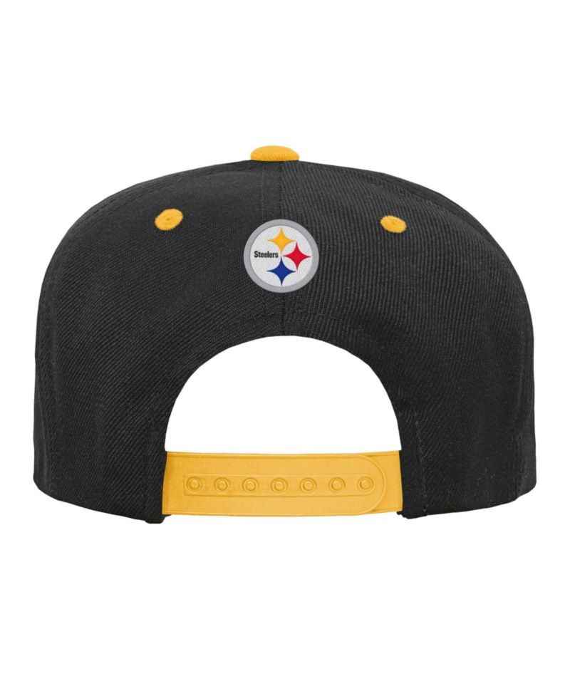 Boys and Girls Pittsburgh Steelers Snapback Embroidered Graphics Baseball Cap