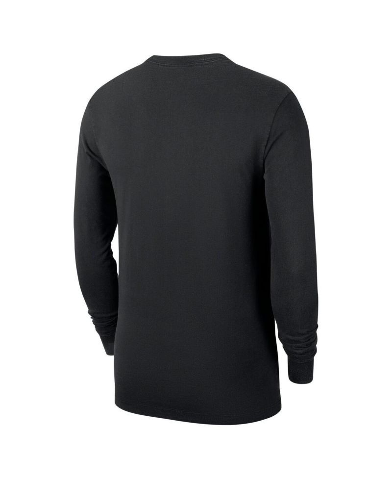 Men's Black Minnesota Timberwolves Authentic Long Sleeve Practice T-Shirt