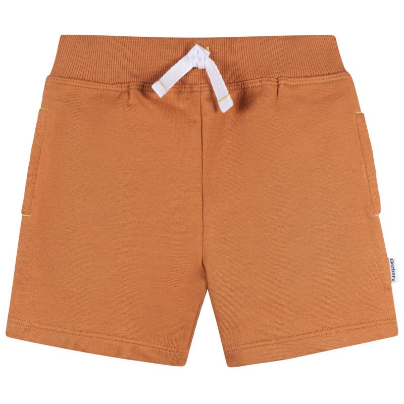 Baby Boys 3-Piece T-Shirts and Shorts, Awesome Yellow, 18 Months