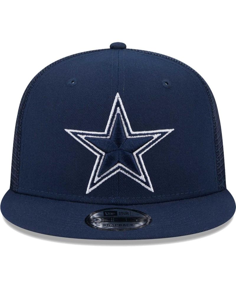 Men's Navy Dallas Cowboys Main Trucker 9FIFTY Snapback Hat
