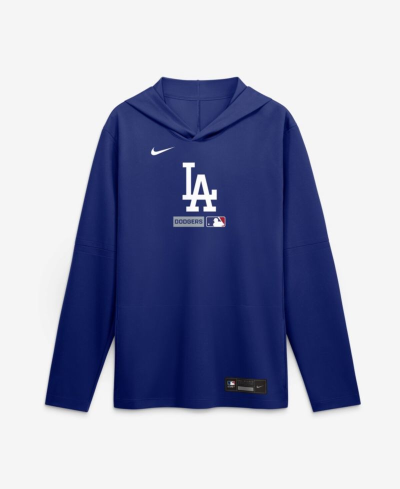 Men's Royal Los Angeles Dodgers Authentic Collection Dri-FIT Long Sleeve Hoodie