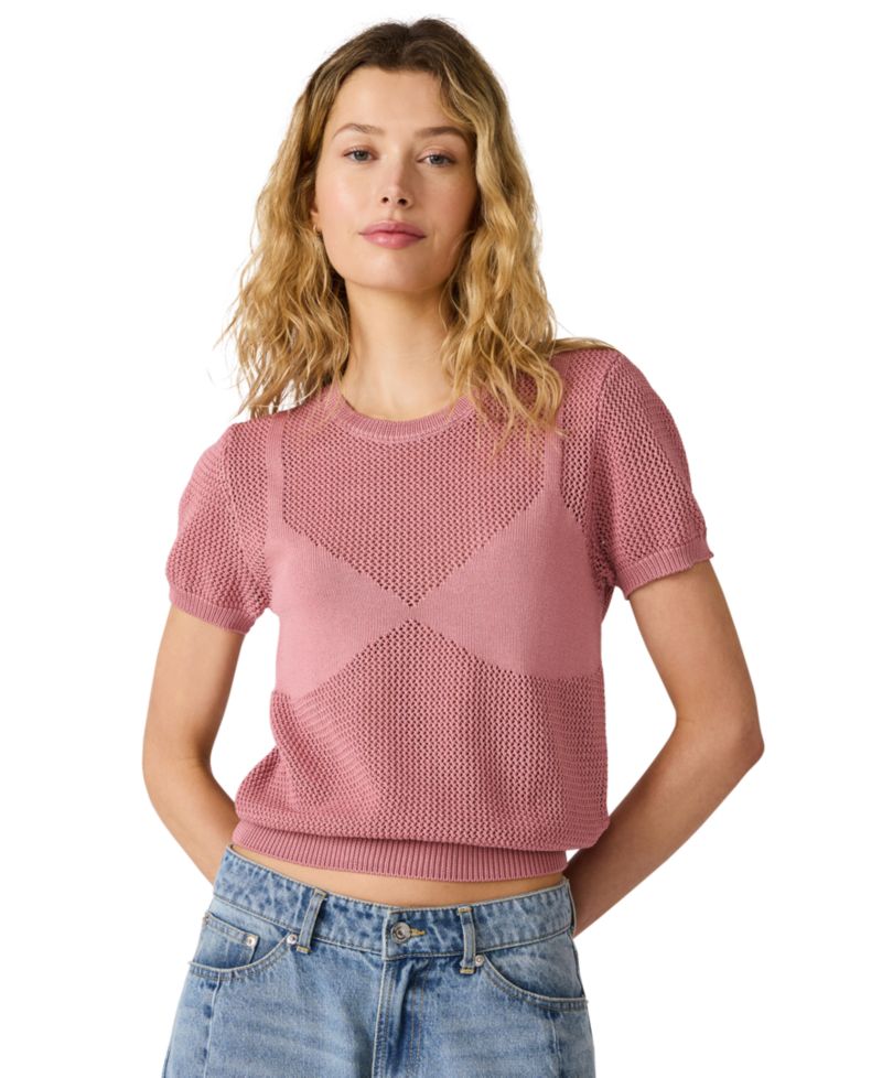 Women's Blakelee Crewneck Short-Sleeve Sweater