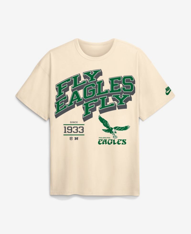 Men's Natural Philadelphia Eagles Vintage Mod Blown Away Max90 T-Shirt