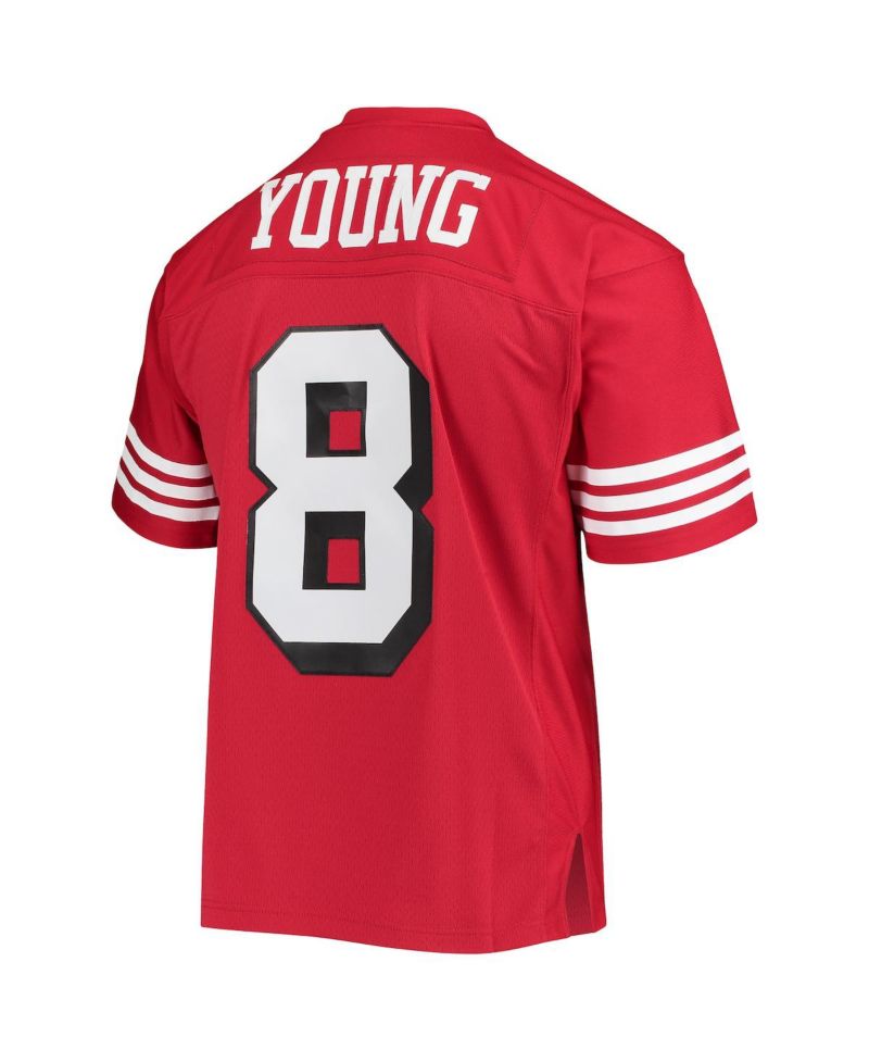 Men's Steve Young Scarlet San Francisco 49ers 1994 Legacy Replica Jersey
