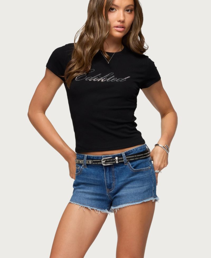 Women's Icon Rhinestone T Shirt