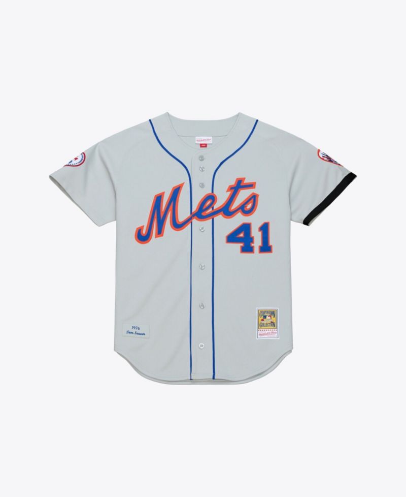 Men's Tom Seaver Gray New York Mets 1976 Authentic Jersey