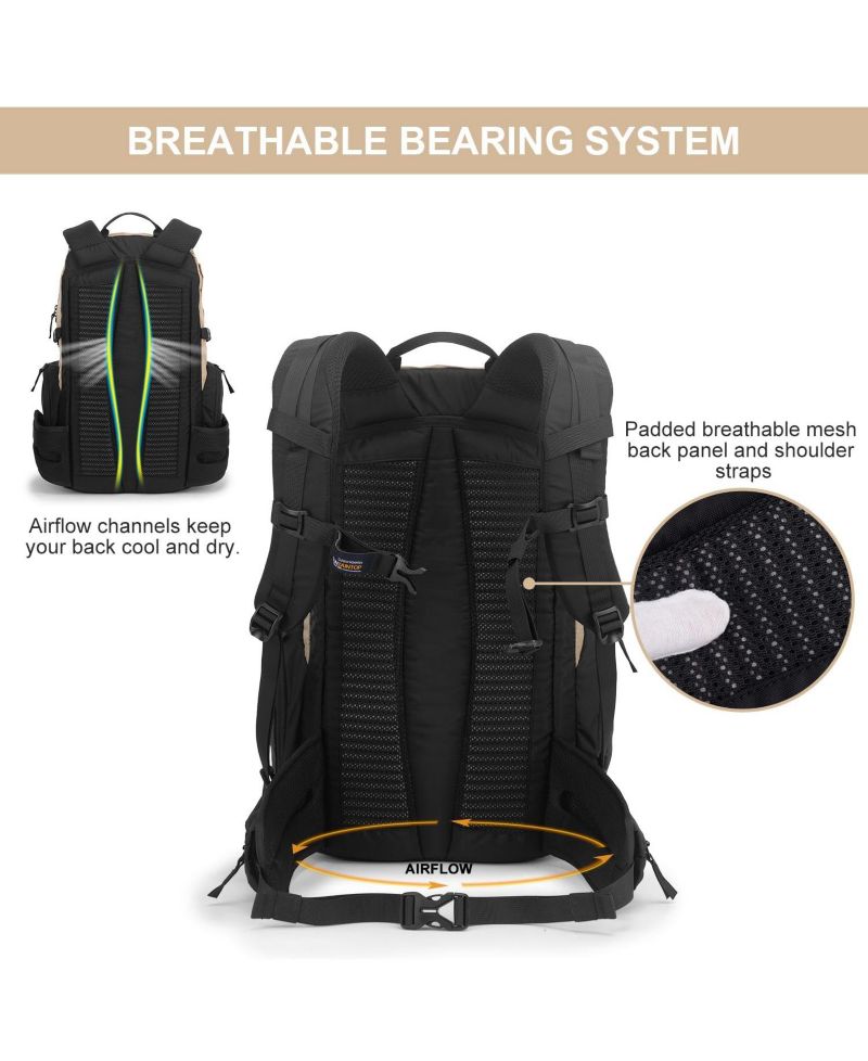 30 Liter Hiking Backpack Men Women Camping Backpack Lightweight Trekking Travel Backpacks for Climbing Skiing Cycling