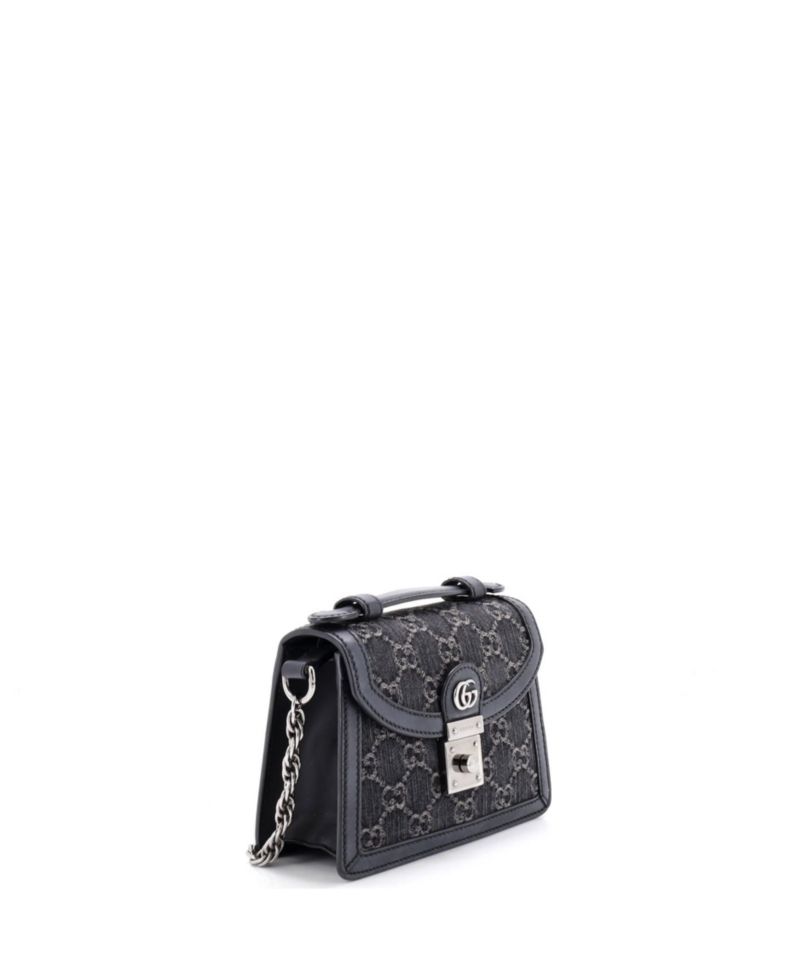 Mini Ophidia Flap Top Handle Bag GG Canvas