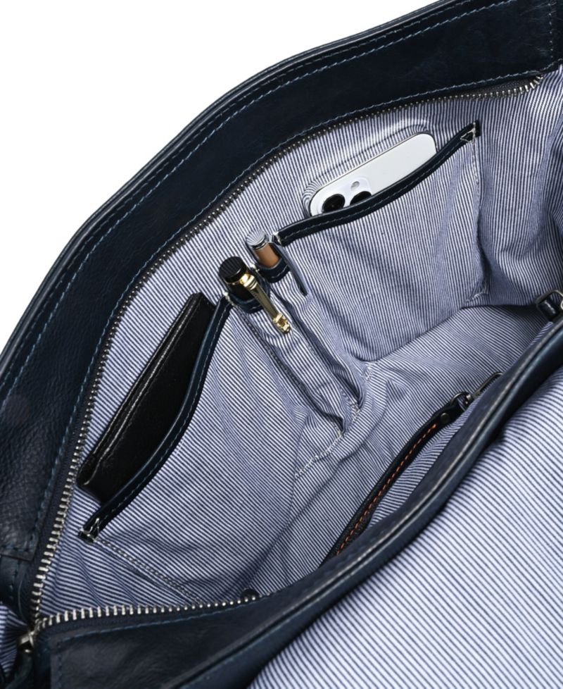 Moonlight Leather Messenger Bag