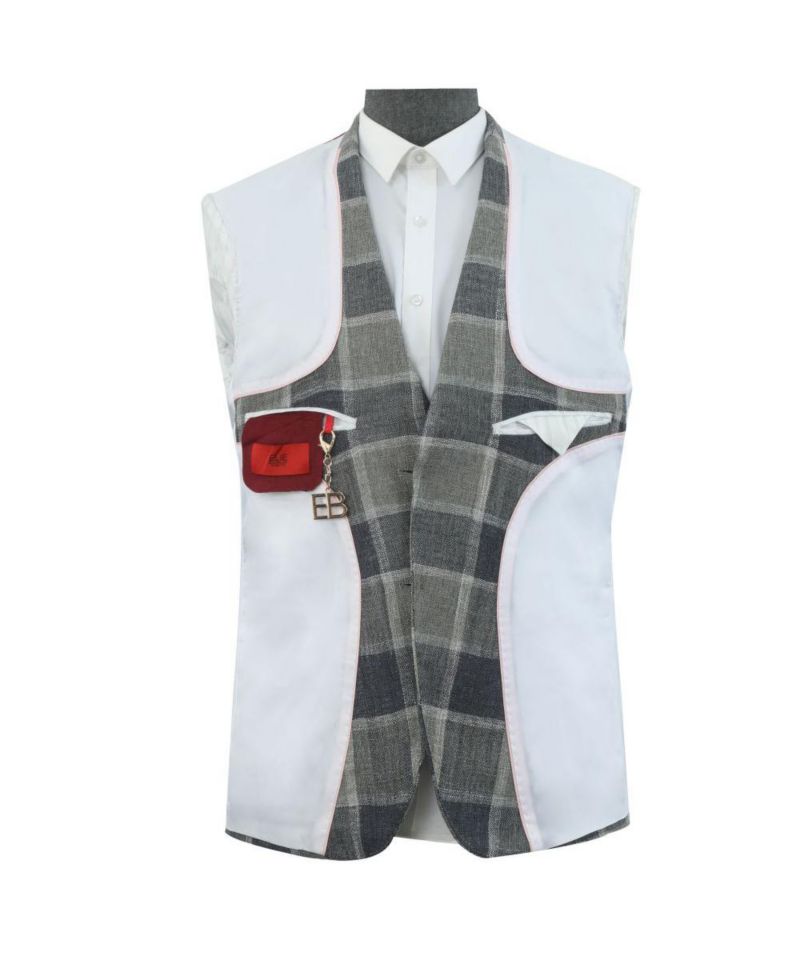 Men's Slim Fit Big Plaid Sports Blazer