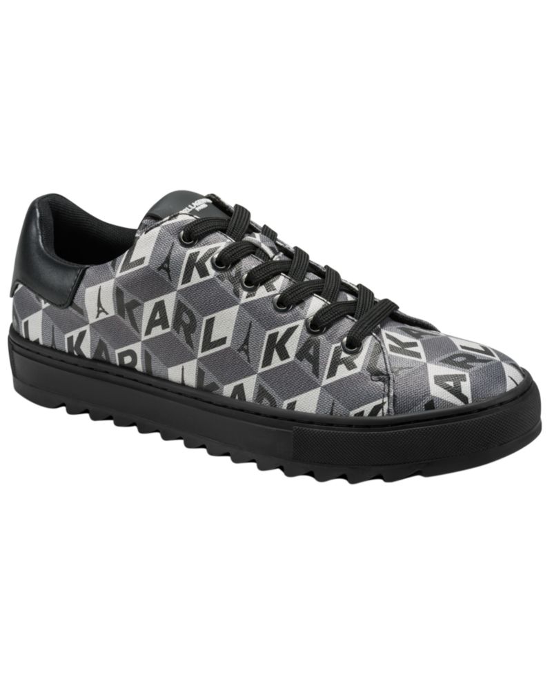Karl Lagerfeld Men's Michel Logo Lace-Up Sneakers